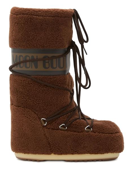icon fleece boots woman brown MOON BOOT | 80D1403080M004